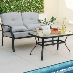 Tangkula 2 Piece Patio Furniture Set