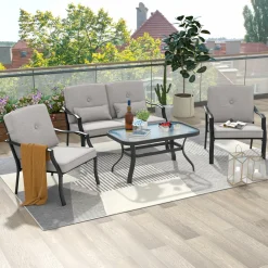 Tangkula 2 Piece Patio Furniture Set