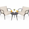Tangkula 3 Pieces Patio Chair Set