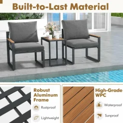 Tangkula 5 Pieces Patio Furniture Set