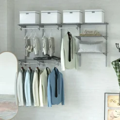 Tangkula 3 to 6 FT Custom Closet Organizer System Kit