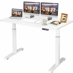 Tangkula 55 x 28 Inch Electric Standing Desk, Height Adjustable Sit to Stand Desk