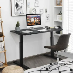 Tangkula 55 x 28 Inches Universal Relevance Table Top, Solid One-Piece Wooden Desktop