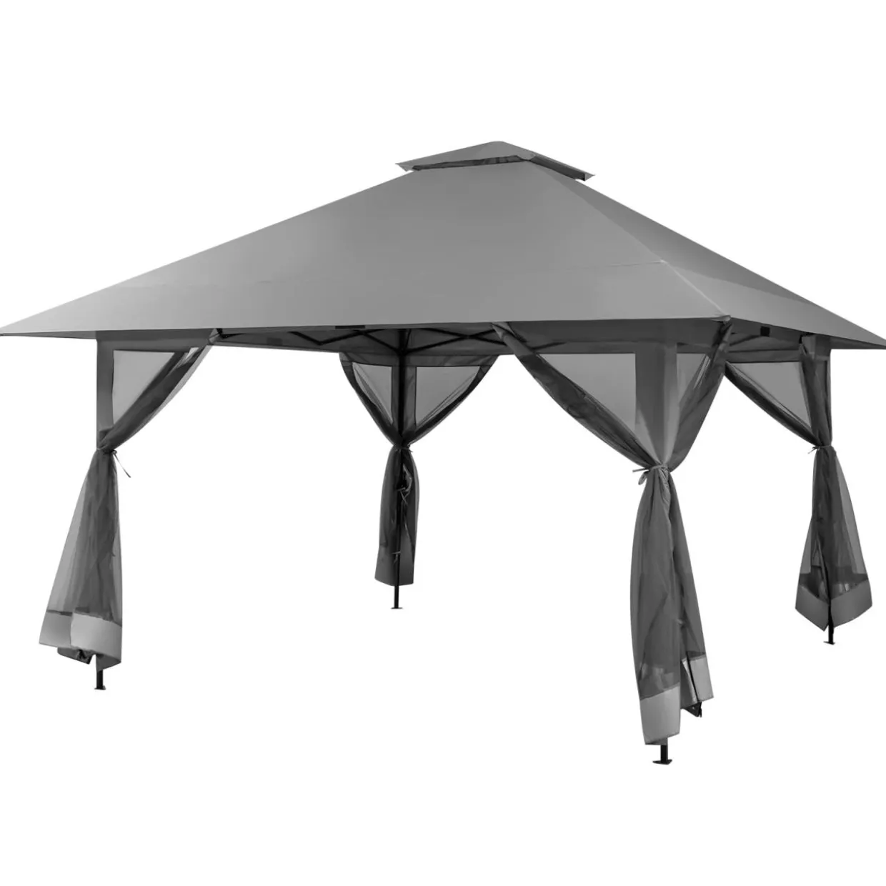 Tangkula 13' x 13' Pop-up Gazebo Canopy, Instant Setup Canopy Tent
