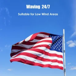Tangkula 3 x5 ft American Flag, Patriotic US Flag Decorations with Double Stitching