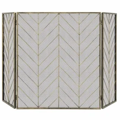 Tangkula 31 x 52.5In 3-Panel Fireplace Screen