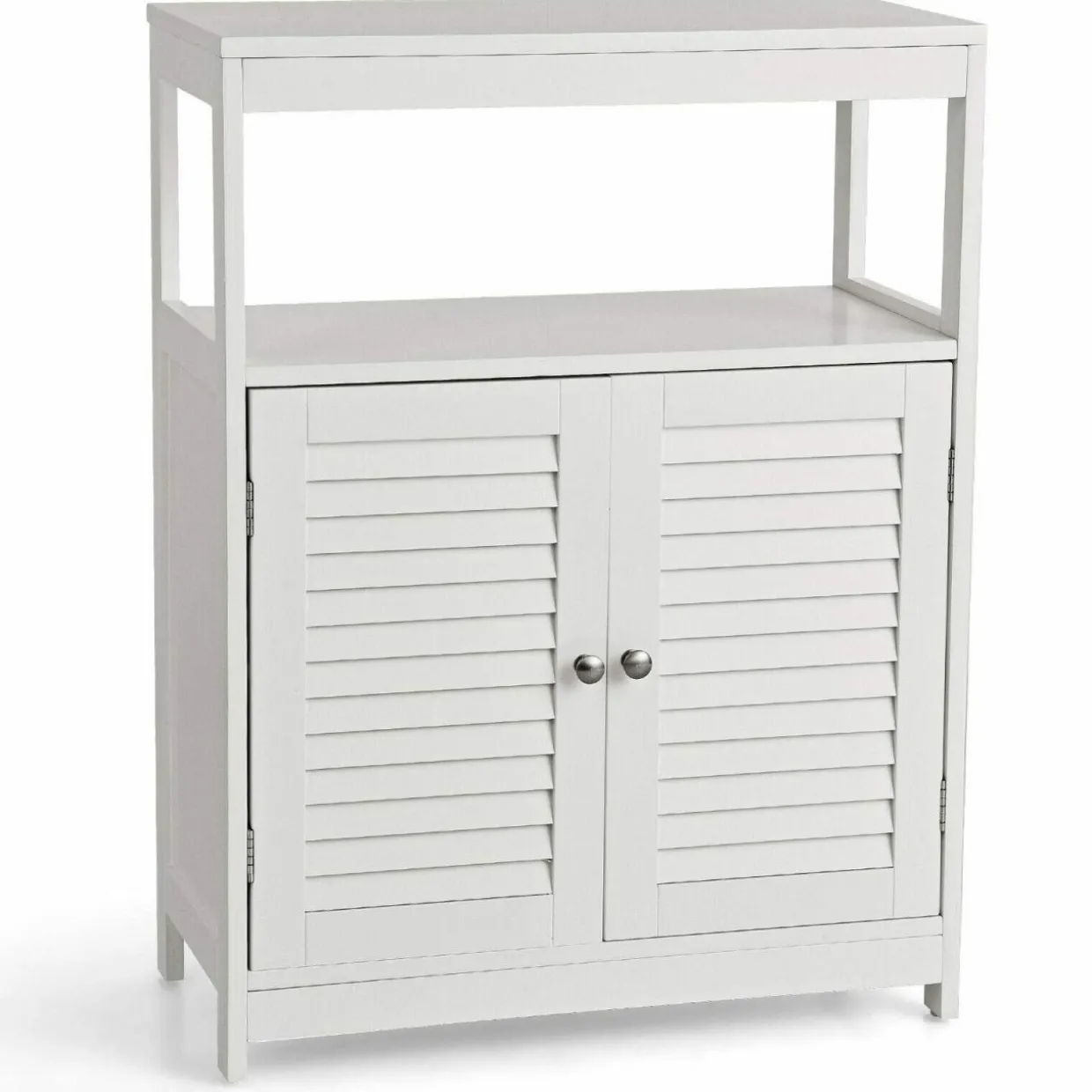 Tangkula Bathroom Floor Cabinet, Free Standing Storage Cabinet