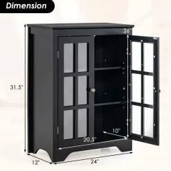 Tangkula Bathroom Floor Cabinet
