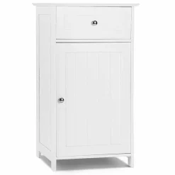 Tangkula Bathroom Floor Storage Cabinet