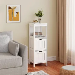 Tangkula Bathroom Floor Storage Cabinet