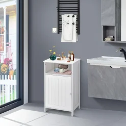 Tangkula Bathroom Floor Storage Cabinet
