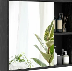 Tangkula Bathroom Medicine Cabinet with Single Mirror Door