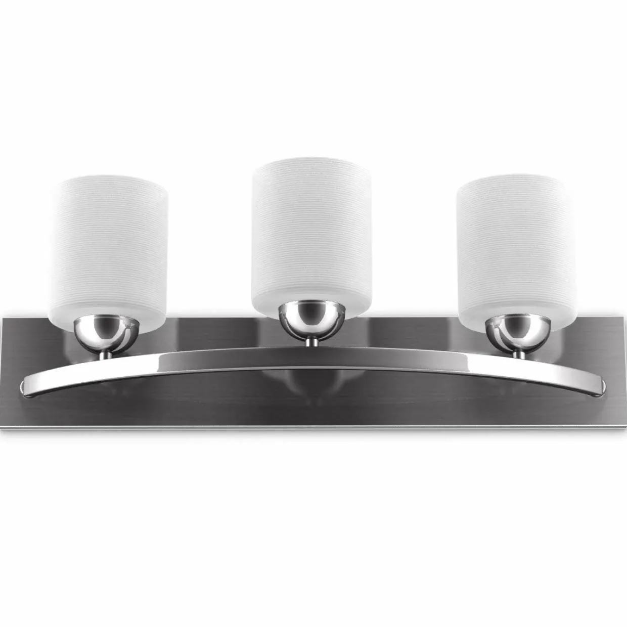 Tangkula Bathroom Vanity Lamp Brushed Nickel Wall Mounted Vanity Lighting Fixture