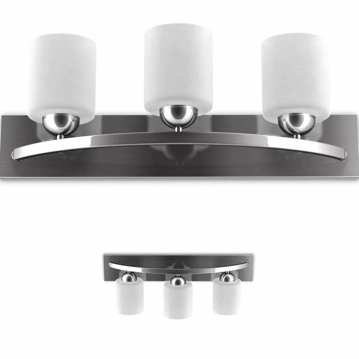 Tangkula Bathroom Vanity Lamp Brushed Nickel Wall Mounted Vanity Lighting Fixture