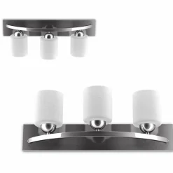 Tangkula Bathroom Vanity Lamp Brushed Nickel Wall Mounted Vanity Lighting Fixture