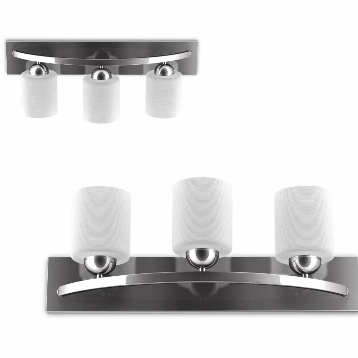 Tangkula Bathroom Vanity Lamp Brushed Nickel Wall Mounted Vanity Lighting Fixture