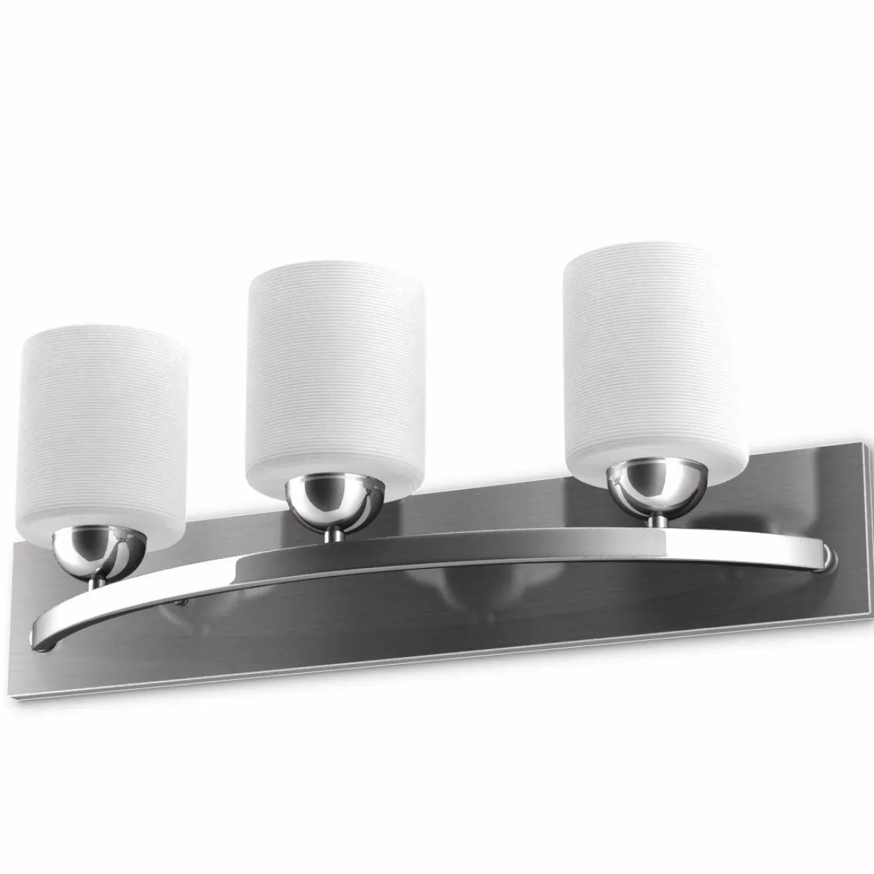 Tangkula Bathroom Vanity Lamp Brushed Nickel Wall Mounted Vanity Lighting Fixture