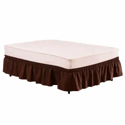 Tangkula Bed Wrap Ruffled Bed Skirt