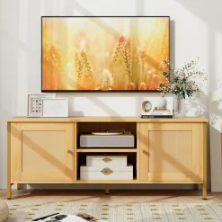 Tangkula Boho TV Stand up to 55”