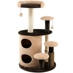 Tangkula Cat Tree for Indoor Cats, 40 Inch Multi-Level Cat Tower with Scratching Posts