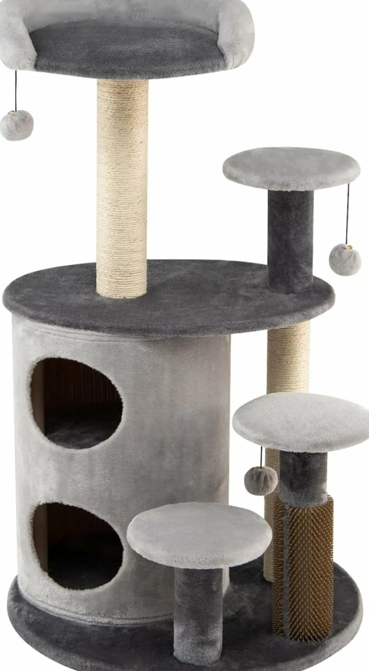 Tangkula Cat Tree for Indoor Cats, 40 Inch Multi-Level Cat Tower with Scratching Posts