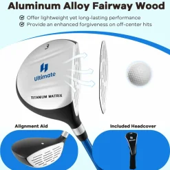 Tangkula 165CC Junior #3 Fairway Wood for Kids