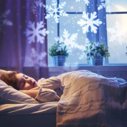 Tangkula Christmas Snowflake LED Projector Lights