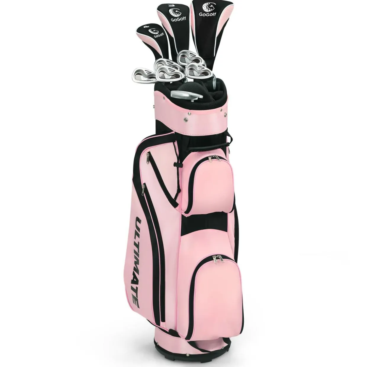 Tangkula Complete Golf Clubs Set 10 Pieces Right Hand, Free Putter, Golf Club Set