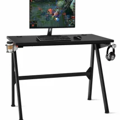 Tangkula Computer Desk Gaming Desk, E Sports Gamer Table