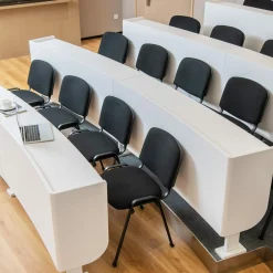 Tangkula Conference Room Chairs, Stackable Office Guest Chairs with Upholstered Back & Seat