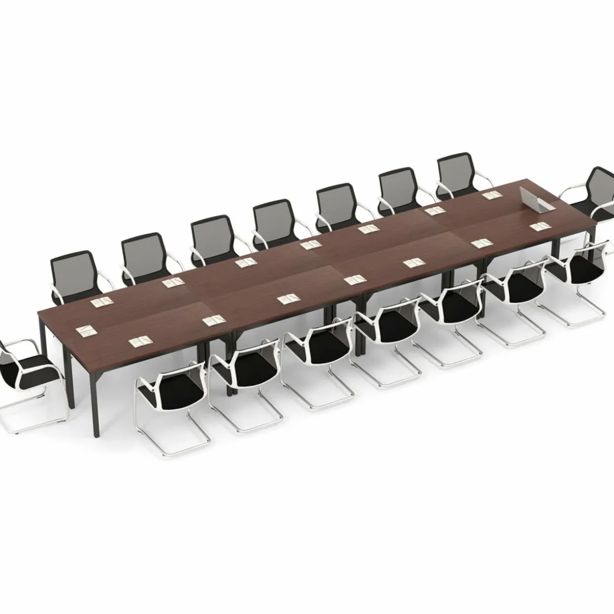 Tangkula Conference Table Set of 8/6/4/2/1