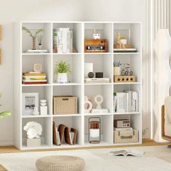 Tangkula 8-Cube Bookcase, 5-Tier Bookshelf with Open Compartments