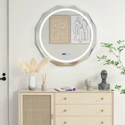 Tangkula Defogging LED Bathroom Mirror