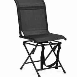 Tangkula 360-degree Swivel Blind Chair, Foldable Free Rotation Hunting Chair, Chair for Camping, Hunting, Fishing