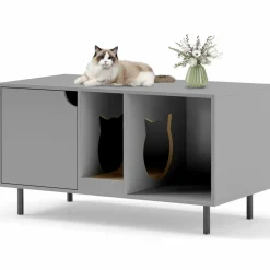 Tangkula Double Litter Box Enclosure