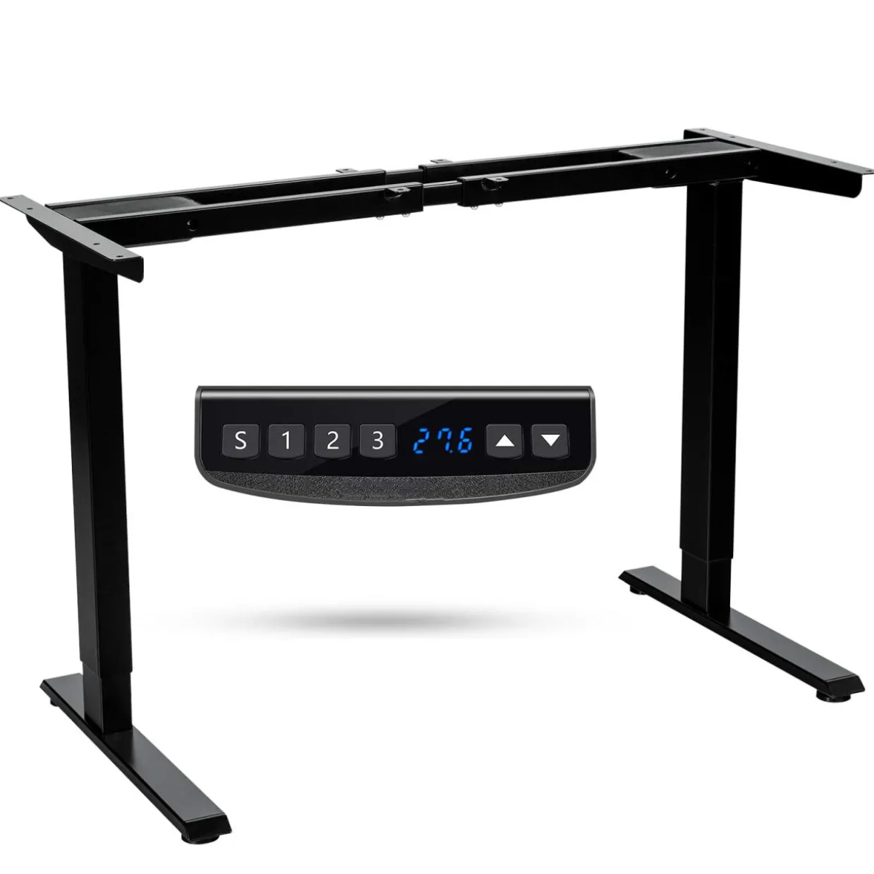 Tangkula Dual Motor Standing Desk Frame, Electric Sit Stand Up Desk Base
