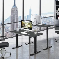 Tangkula Electric Standing Desk, 48 x 24 Inch Sit to Stand Up Desk