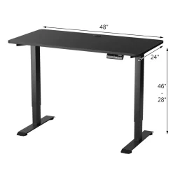 Tangkula Electric Standing Desk, Height Adjustable Motorized Office Desk