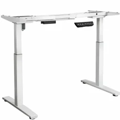 Tangkula Electric Standing Desk Frame, Height & Width Adjustable Motorized Sit Stand Desk Base
