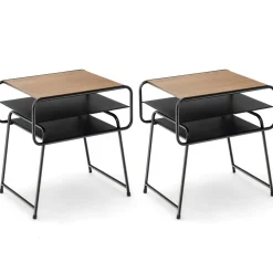 Tangkula End Table, 3-Tier Side Table
