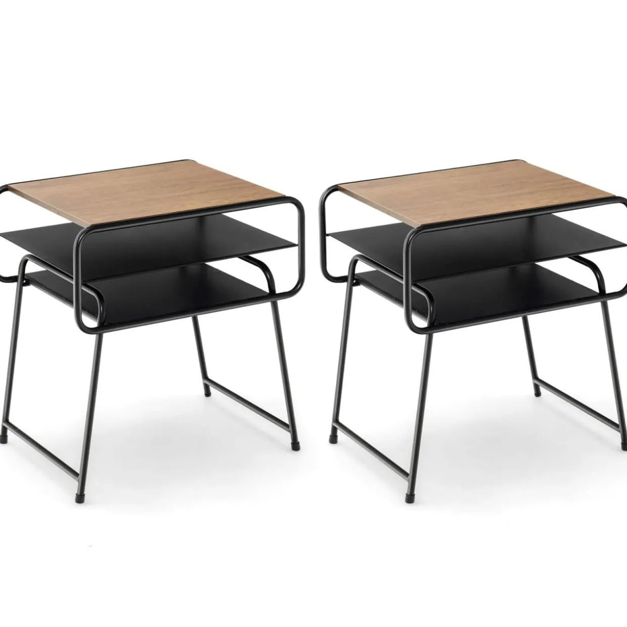 Tangkula End Table, 3-Tier Side Table