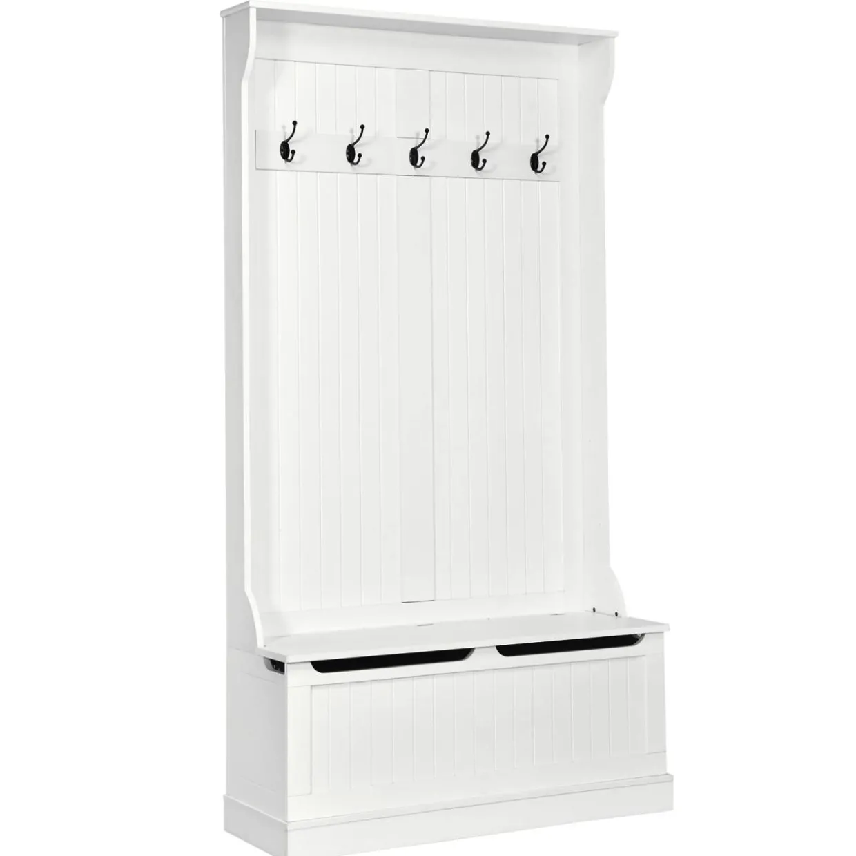 Tangkula Entryway Bench with Coat Rack