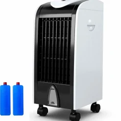 Tangkula Evaporative Air Cooler, 3-in-1 Air Cooling Fan with 2 Ice Crystal Boxes, 3-Mode