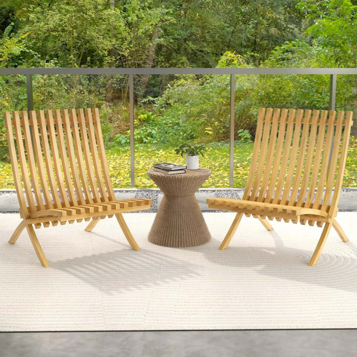 Tangkula Folding Patio Chair