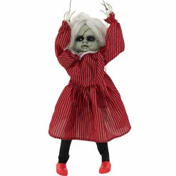 Tangkula 2.8FT Halloween Animatronic Roaming Creepy Doll