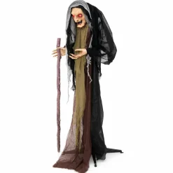 Tangkula 5FT Halloween Animated Standing Witch