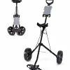 Tangkula Golf Push Pull Cart, Lightweight Foldable 2 Wheels Push Pull Golf Cart Trolley, Walking Push Golf Cart