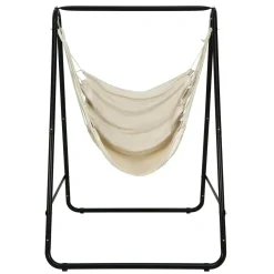 Tangkula Hammock with Stand Included, Freestanding Hammock Chair