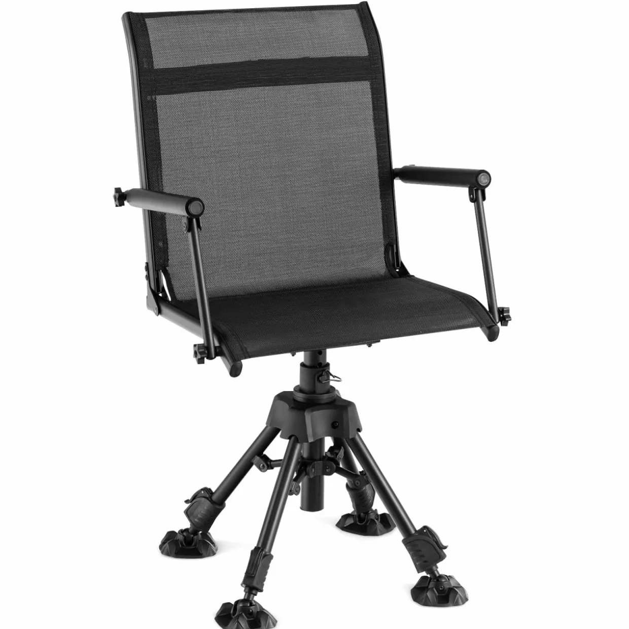 Tangkula Hunting Chair, 360-degree Swivel Hunting Blind Chair with Adjustable Height