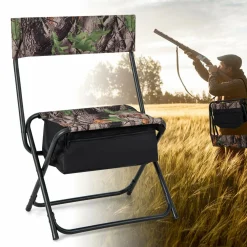 Tangkula Hunting Chair, Foldable Hunting Blind Chair with Storage Pocket